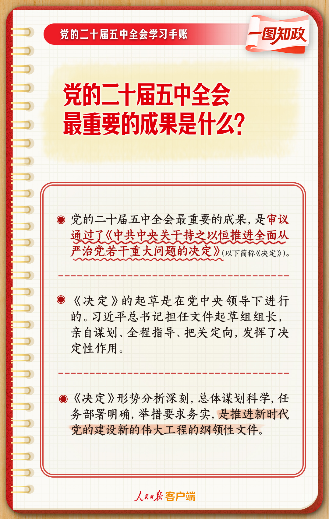 收藏！党的二十届五中全会学习手账来了
