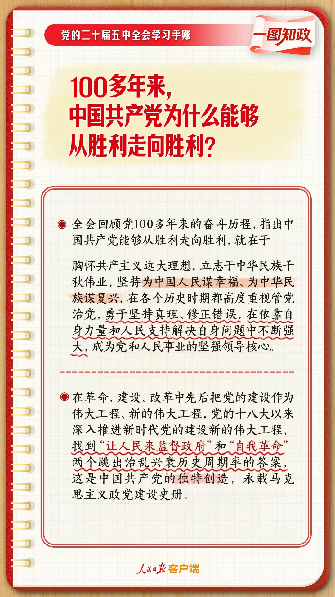收藏！党的二十届五中全会学习手账来了