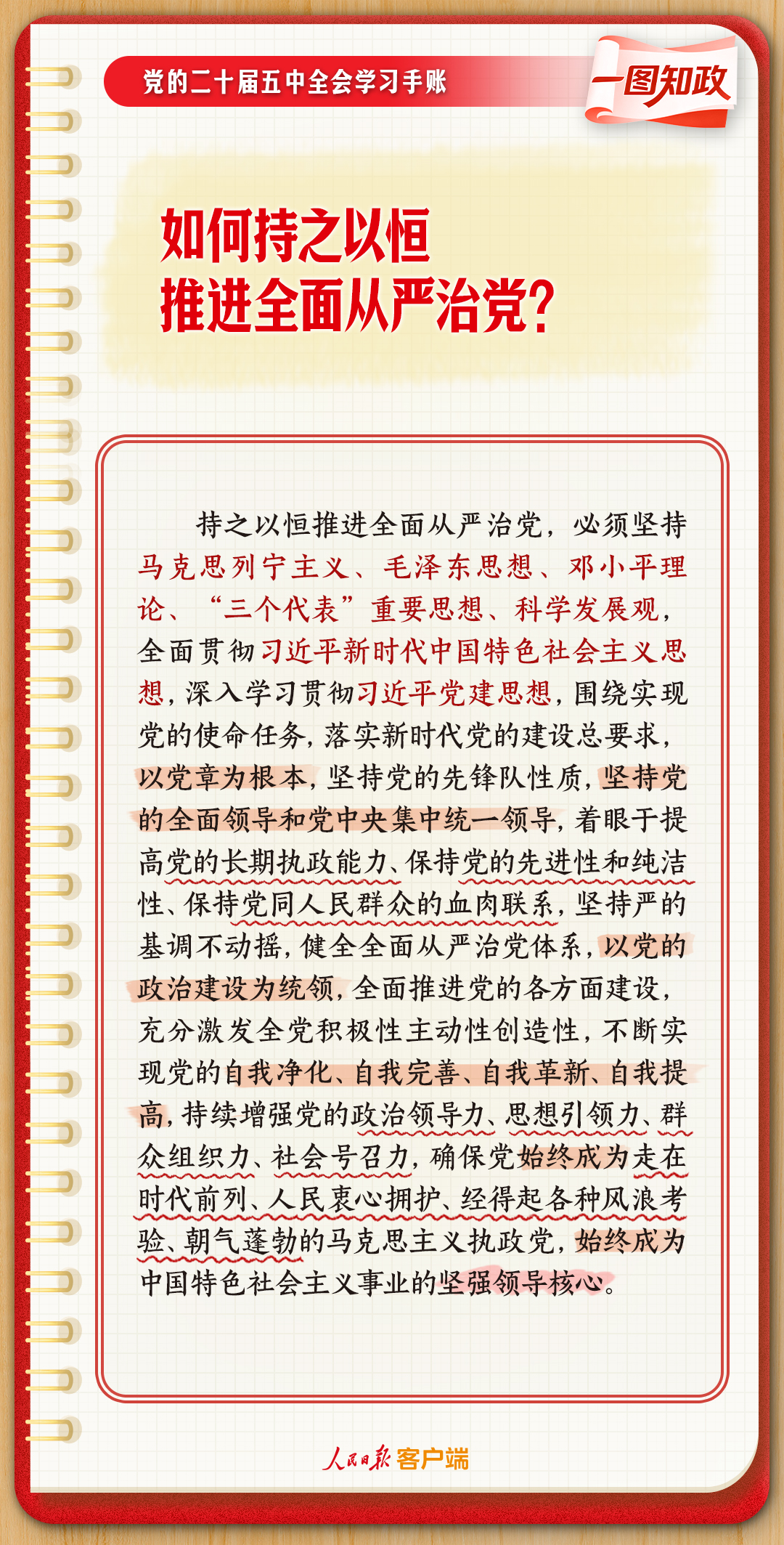 收藏！党的二十届五中全会学习手账来了